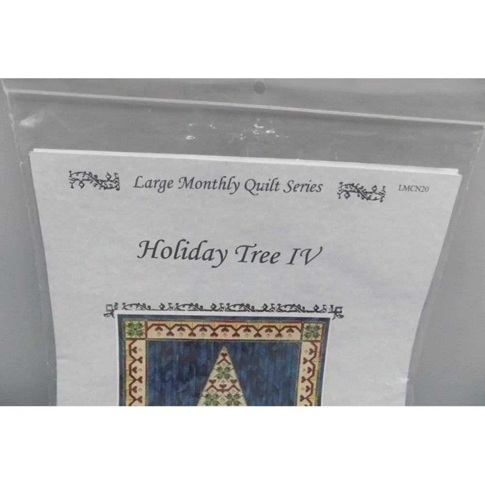 Vintage Nancy's Needles Holiday Tree IV Large Monthly Quilt Series Pattern Kit